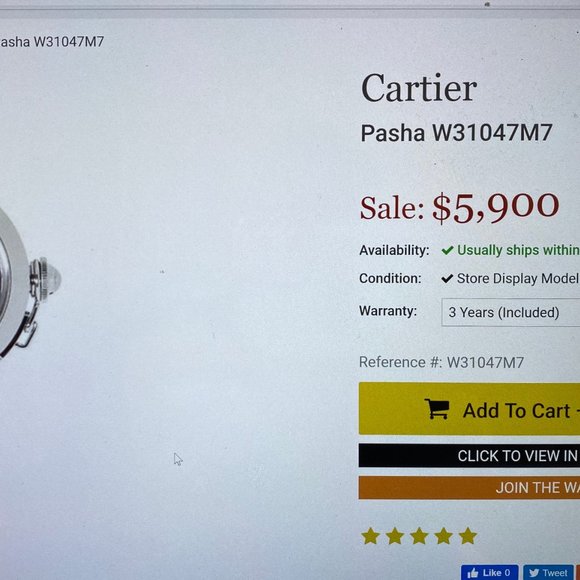 Cartier Pasha Watch main image 4